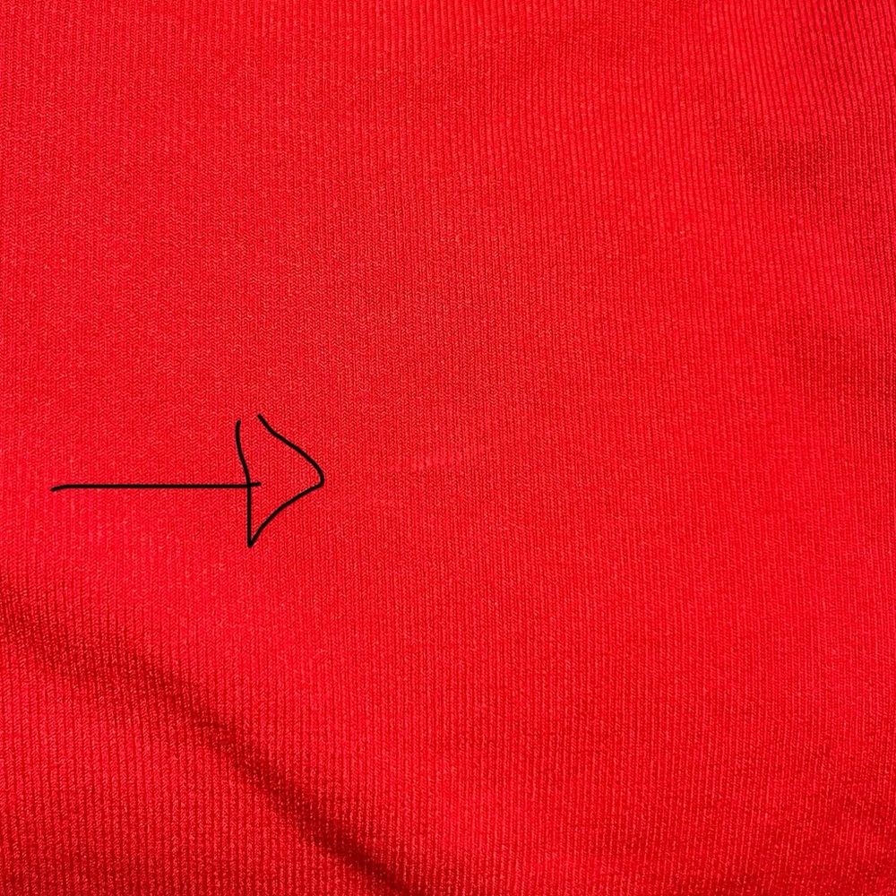 Meshki Red Cut-Out Midi Dress - Picture 9 of 10